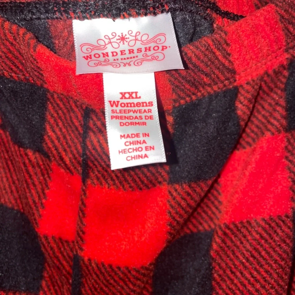 NWOT Women's Buffalo Plaid Fleece Matching Family Pajama Pants Size XXL - Picture 6 of 10